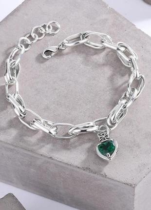 Браслет цепочку женский серебро оригинальный стильный "корона" silver ♥️очень красивый3 фото