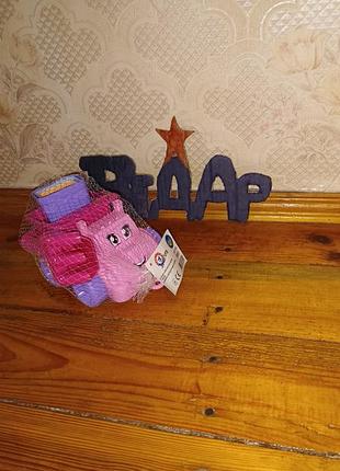 Песочный набор машинка, лопатка, пасочки пирамидка