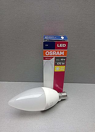 Б/у osram 4052899326453 led value, b40 5w 2700k e14