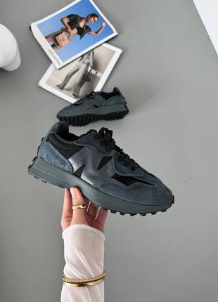 Замшевые кроссовки new balance 327 premium