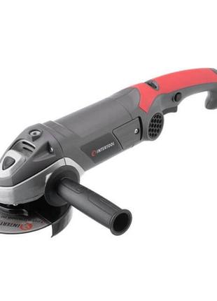 Шліфмашина кутова 1200 вт, 6000-12000 об/хв, діаметр круга 125 мм intertool dt-0272