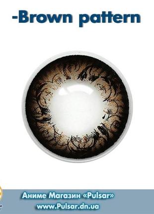 Star lens контактні лінзи brown pattern