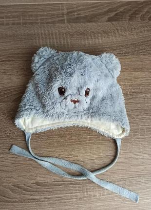 Шапочка на хлопковой подкладке на 18-24+