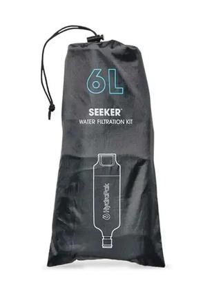 М'яка пляшка hydrapak seeker+ 6l gravity filter kit3 фото