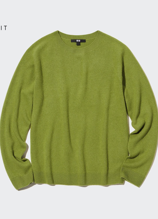 100% кашемировый джемпер 3d покрытие бесшовный uniqlo