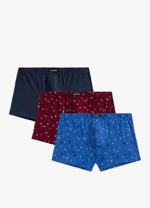 Труси шорти чоловічі боксери atlantic 3mh-188 xxl