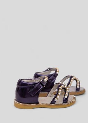 Босоніжки на дівчинку з перлинками 244rt89-50