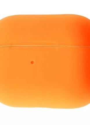 Чехол для наушников prc silicone case slim for airpods pro orange