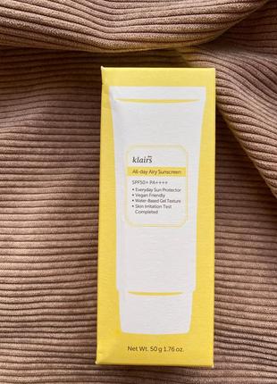 Dear klairs all-day airy sunscreen