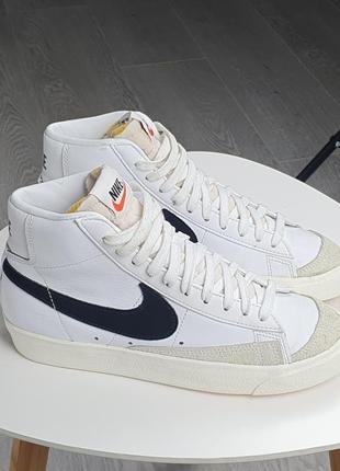 Кожаные кеды nike blazer2 фото