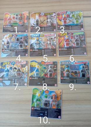 Фігурки lego ninjago 2 фігурки в упаковці