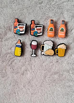 Джибітси для взуття для дівчинки, жіночі, джибитсы цукерка, конфета, пляж, космонавт,...