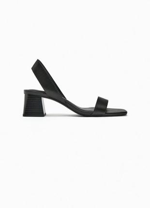 Босоножки кожаные zara3 фото