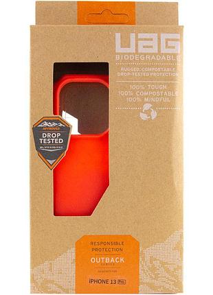 Чехол uag outback bio для apple iphone 13 pro (6.1 дюйма) красный 6