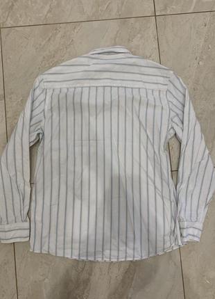 Рубашка zara рубашка мужская белая 4