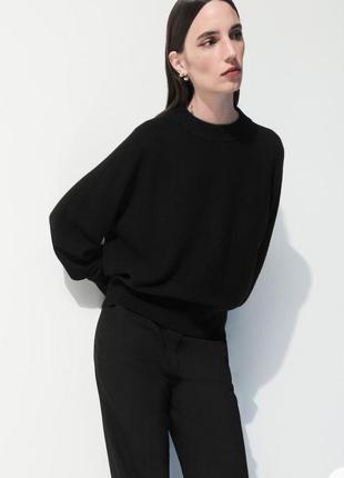 Cos кашемировый светер джемпер черный cashmere4 фото
