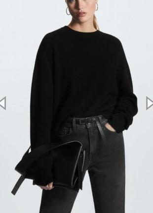 Cos кашемировый светер джемпер черный cashmere5 фото