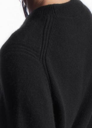Cos кашемировый светер джемпер черный cashmere8 фото