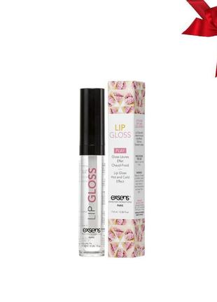 Стимулирующий блеск для губ exsens lip gloss 7,4 мл, эффект покалывания и холод-тепло  so2362