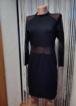 Красивое платье с сеточкой only2 фото