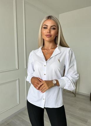 Женская легкая летняя блуза с длинным рукавом 9346 фото