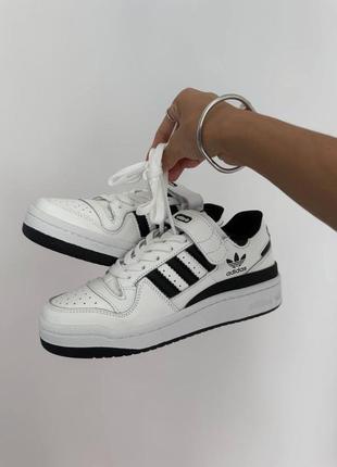 Женские кроссовки адедас форум / adidas forum
“white / black classic”