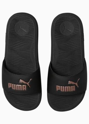 Шльопанці puma оригінал, шлепки шлепки лого пума, шльопки сланцы, пляжні шльопанці