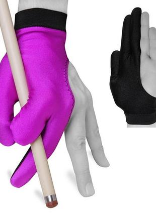 Перчатка skiba color фиолетовая/черная m/l