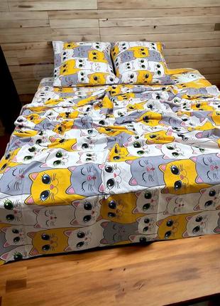 Комплект постільної білизни котики