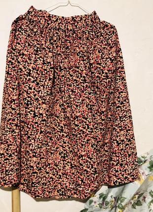 Стильная юбка в цветочный принт7 фото