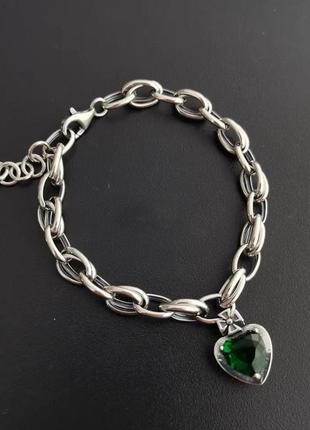 Браслет цепочку женский серебро оригинальный стильный "корона" silver ♥️очень красивый6 фото