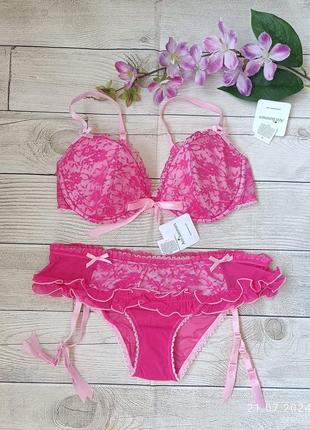 Эротический набор комплект белья secret crush pink