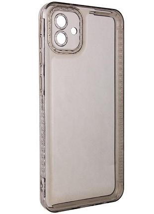Чехол tpu starfall clear для samsung galaxy a04, серый