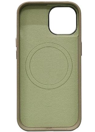 Чехол denim with magsafe для apple iphone 14 pro max (6.7 дюйма) olive 3
