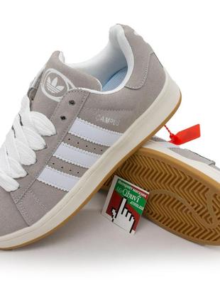 Кроссовки adidas campus серые 37. размеры в наличии: 37, 38, 39.