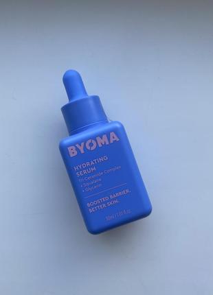 Зволожуюча та відновлююча сироватка byoma hydrating serum