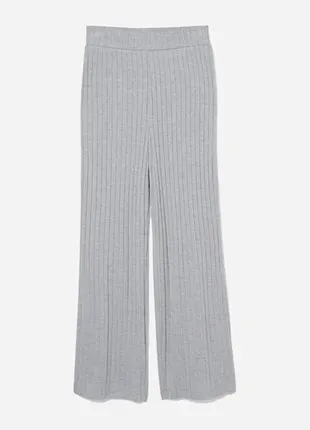 Базовые трикотажные брюки в рубчик от h&m