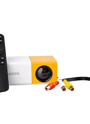Міні проектор led портативний projector домашній відеопроектор full hd для офісу, школи мультимедійний