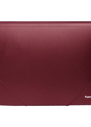Папка на резинках axent а4 бордовая 1508-04-a