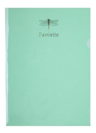 Папка-уголок buromax pastel а4 мятный (bm.3855-38)