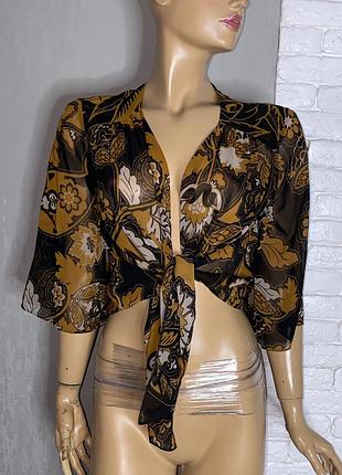 Блуза блузка на завʼязку marks&spencer, l