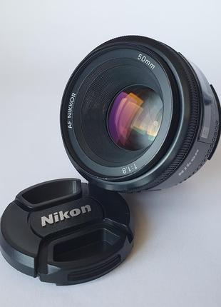 Nikon af nikkor 50mm 1:1.8, версия mki. идеальное состояние4 фото