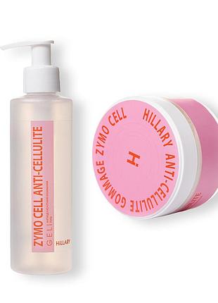 Антицелюлітний ензимний гель + антицелюлітний ензимний гоммаж zymo cell