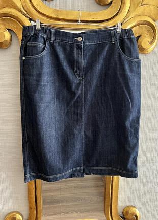 Трендовые джинсовая юбка4 фото