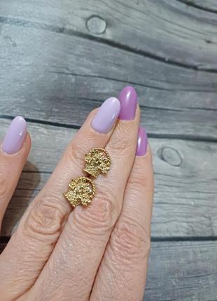 Пусеты корзины с цветами