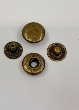 Кнопка 15 мм 831 альфа цвет бронза 10 шт