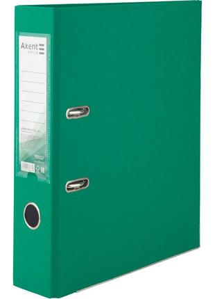 Реєстратор, 7,5 см axent pp а4 одностороння зелений delta (d1714-04c)