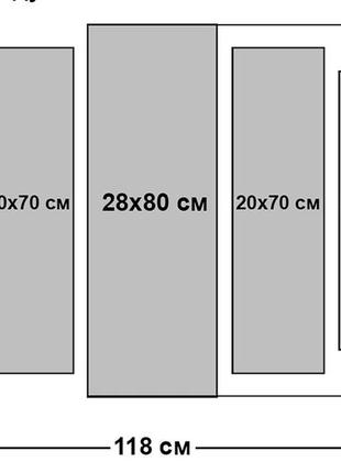 Модульная картина карта мира art-325 5 ( 80х118см )