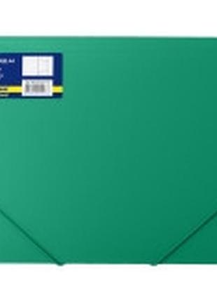 Папка а4 на гумках зелений