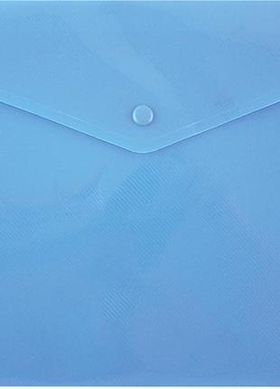 Папка на кнопке axent непрозрачная синяя 1412-22-а